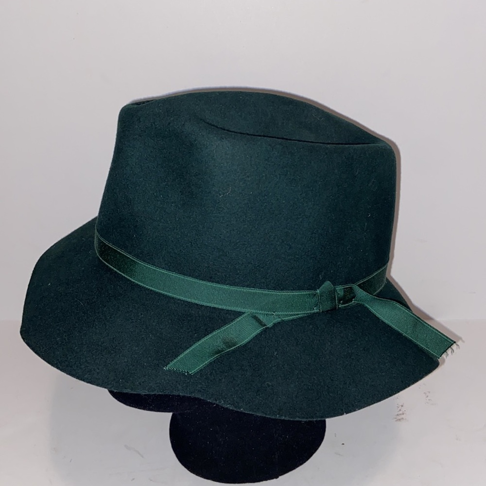 Vintage Bak-Pakker Green Wool felt outdoor hat Mens Large Flawed - Picture 2 of 13